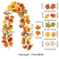 thumbnail image 2 of Birdeem Halloween Decorations for Home, Outside Halloween Decorations, Halloween Decorations Simulated Maple Leaves Halloween Simulation Green Plants Bar Home Garden Decorations, Home Bar Furniture, 2 of 6