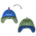thumbnail image 1 of FlapJackKids - Chapeau Sherpa Réversible Dino Shark - m (2-4 Ans), 1 of 4