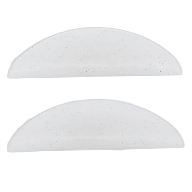 Silicone Eyelash Perming Curler Pads Reusable Lash Lift Rods with Storage Box Sparkle Clear White Soft for Home Professional Salon