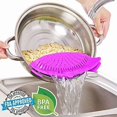 thumbnail image 4 of Passoire à Clip pour Casseroles et Poêles, Passoire à Clipser Fabriquée par la FDA, Silicone Résistant à la Chaleur, Facile à Utiliser et à Ranger, Va au Lave-Vaisselle, 4 of 7