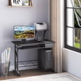 thumbnail image 2 of Computer Desk Laptop Table Space Saving Portable Home Office Wood Pullout, 2 of 10