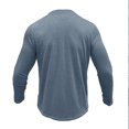 thumbnail image 4 of RXIRUCGD Pull Décontracté Mode pour Hommes Couleur Unie Manches Longues Col Rond, Bleu Clair, Taille : m, 4 of 6