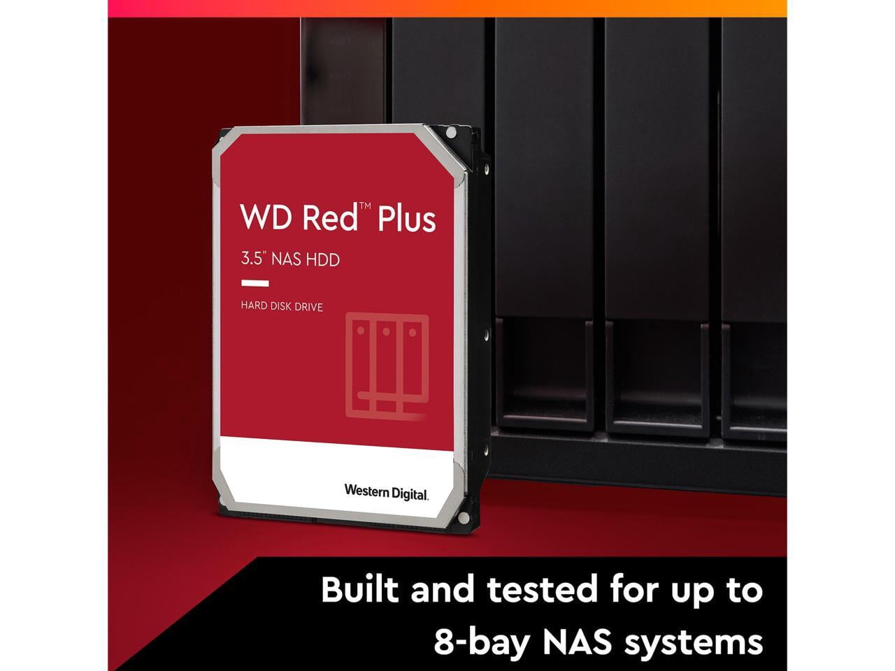 HDD 4TB WD Red Plus WD40EFZZ-AJP① WD Red Plus 4TB 3.5