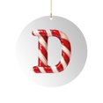 thumbnail image 1 of 26 Letter Ornament Cane Candy Letter Ornament, 1 of 5
