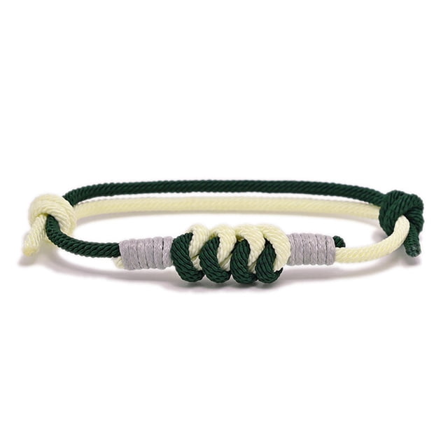 fheaev Milan Thread Knitting Diamond Knot Friendship Hand Rope Hand Knitting Snake Knot Girlfriend Hand Rope Chinese Bracelet