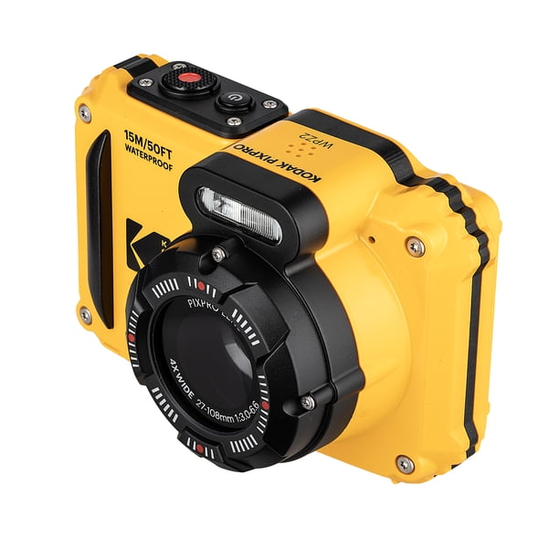 Kodak PIXPRO WPZ2 Digital Camera (Yellow) | Waterproof, Shockproof