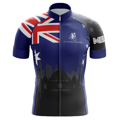 Chandail de Cyclisme pour Homme avec Drapeau de l'Australie - m