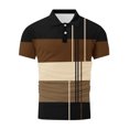 thumbnail image 4 of Weiqiqre Shirts T - Chemises pour Hommes T-Shirt à Manches Courtes à Blocs de Couleur Col Rond Chandail Décontracté Basique Chemises, 4 of 4