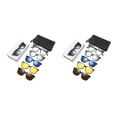 thumbnail image 1 of Transemion 5piece Magnetic Clip On Glasses Stable Fixation Dual-purpose For Eyeglasses And Smooth Line PC Frame Type 2 2Set, 1 of 6