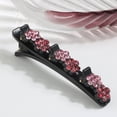 thumbnail image 1 of 2024 Exquisite Sparkling Floral Design Barrettes for Women Elegant Hair Clips, 1 of 3
