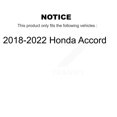 thumbnail image 2 of Transit Auto Rear Disc Brake Rotors and Semi-Metallic Pads Kit for Car 2018-2024 Honda Accord K8S-104061, 2 of 11