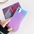 thumbnail image 2 of Compatible with iPhone Case, Square Colorful Sparkle Bling Purple Laser Soft Silicone Case Cover Protective Shockproof Fashion Iridescent Design for Girls Women (iPhone 7Plus/8Plus), 2 of 6