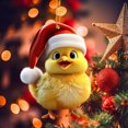thumbnail image 1 of Meitianfacai Cute Rooster Car Pendant Home Tree Decoration Christmas Tree Ornament Home Decor, 1 of 8