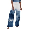 thumbnail image 2 of Pantalon Ample Snoarin pour Femmes Confortable Imprimé Taille Haute Pantalon de Loisir Pantalon de Survêtement Pantalon de Yoga Pantalon de Yoga à Jambe Grand pour Femmes en Liquidation, 2 of 5