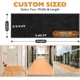 thumbnail image 2 of KOLOKO Outdoor Mat Non Slip Doormat 4'x5' Front Door Mat Outside Welcome Mat Dirt Trapper Commercial Indoor Floor Mat Rubber Backed Thicken Entryway Rug Low Profile Black, 2 of 5