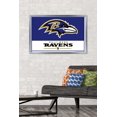 thumbnail image 3 of NFL Baltimore Ravens - Logo 21 Wall Poster, 22.375" x 34" Framed, 3 of 4