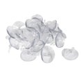 thumbnail image 1 of Home Kitchen Bath 45mm Diameter Suction Cup Hook Wall Hangers Clear Blue 25 Pcs, 1 of 1