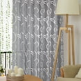 thumbnail image 2 of EGNMCR Rideaux, Rideaux pour Chambre 1 PCS Vignes Feuilles Tulle Rideau de Porte Fenêtre Panneau Drapé Voilage Foulard Cantonnières Rideau, 2 of 2