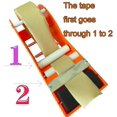 thumbnail image 2 of Water Activated Gummed Paper Tape Packaging Dispenser 3 Inch Blue for Shipping, Carton and Box Sealing, 2 of 4