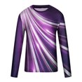 thumbnail image 4 of cllios Chandails à Manches Longues pour Hommes T-Shirt Graphique à Illusion d'Optique 3D Grande Taille Décontracté Col Rond Hauts T-Shirts de Designer Fantaisie T-Shirt Léger d'Entraînement Chandails pour Muscles pour Hommes, 4 of 5