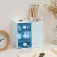 thumbnail image 1 of Kctiaxy Pen Holder Desk Organizer with Drawer, Multi-Functional Pencil, Desktop Stationary Organizer, Storage for School Home Office Supplies Kitchen Appliances, 1 of 1