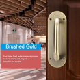 thumbnail image 5 of Jinsinto Grande Poignée de Porte en Acier Inoxydable Tirer et Pousser la Poignée de Porte de la Plaque avec des Vis Utilisation pour le Restaurant, 5 of 5