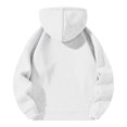 thumbnail image 2 of Kcodviy Men's Autumn and Winter Rhinestone Zip Up Hoodie Solid Colors Sweatshirt Long Plain Hoodie Sleeve Long Sleeve Hoodie Anime Hoodie Sweatshirt Tops, 2 of 6