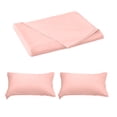thumbnail image 2 of Danhjin Fiber Bed Sheet Solid Color Ease Friendly Washable Sheets A Pair of Pillowcases Comforter Set, 2 of 6