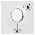 thumbnail image 4 of Personal Makeup Mirror Vanity Mirror With Lights Desktop Vanity Mirror Stainless Steel Rotating Double-sided Mirror Retro Bathroom Mirror Handheld Beauty Mirror ,Widely Use, 4 of 5