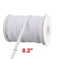 thumbnail image 2 of Unique Bargains Polyester Sewing Tool Stretchy Elastic Band Spool White 29.5 Yards x 0.2 Inch, 2 of 5