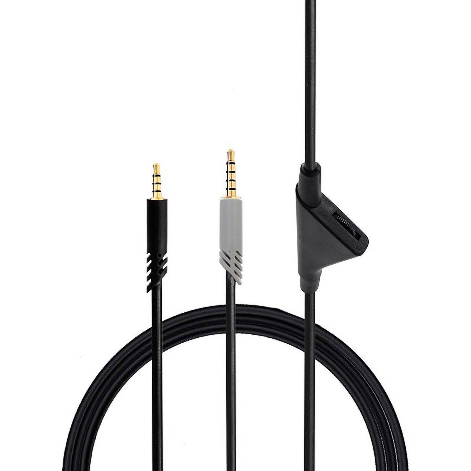 Yimiti For Sturdy 2M Black Headphone Cable With Volume Control For Astro A10/A30/A40,Black 2