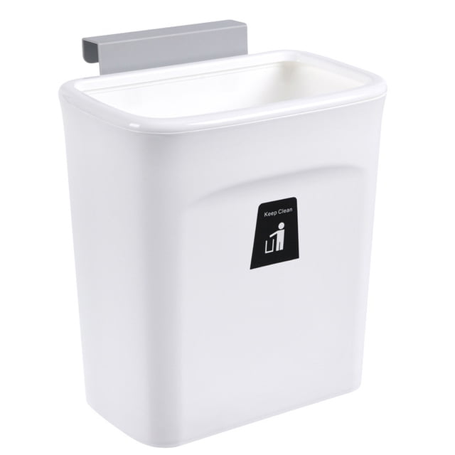 EGNMCR Trash Can Kitchen Trash Can Kitchen Cabinet Wall-mounted Trash Can Hanging Waste Container for Home Trash Can