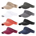 thumbnail image 3 of Unisex Empty Top Baseball Cap Sport Visor Hats Cotton Sun Caps with Adjustable Closure, 3 of 6