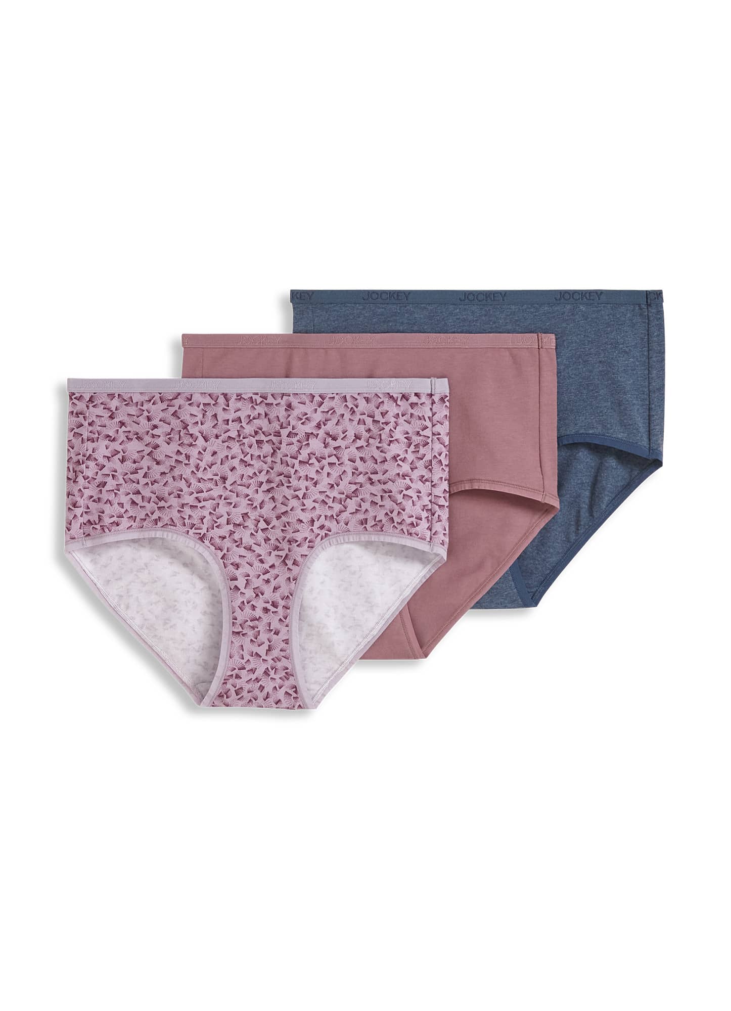 Jockey Organic Cotton Stretch Logo Modern Brief - 3 Pack