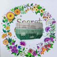 thumbnail image 3 of fastboy Birdcage Cover Mesh Elastic Opening Airy Seed Catcher Skirt Soft Ventilated Washable Reusable Netting Guard Protector Green M, 3 of 7