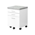 thumbnail image 1 of Monarch Specialties Inc Monarch Specialties White Filing Cabinet, 1 of 3