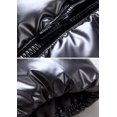 thumbnail image 3 of LinYooLi Short Down Vest for Women Sleeveless Winter Shiny Puffer Vest Coats Fashionable Jacket 2022, 3 of 5