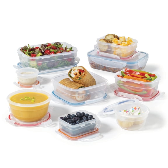 Starfrit LocknLock Easy Match 18-Piece Lunch Set, Plastic Food Containers with Lids