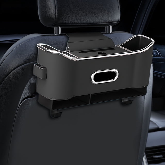 Car Seat Back OrganiserCup HolderTissue Box