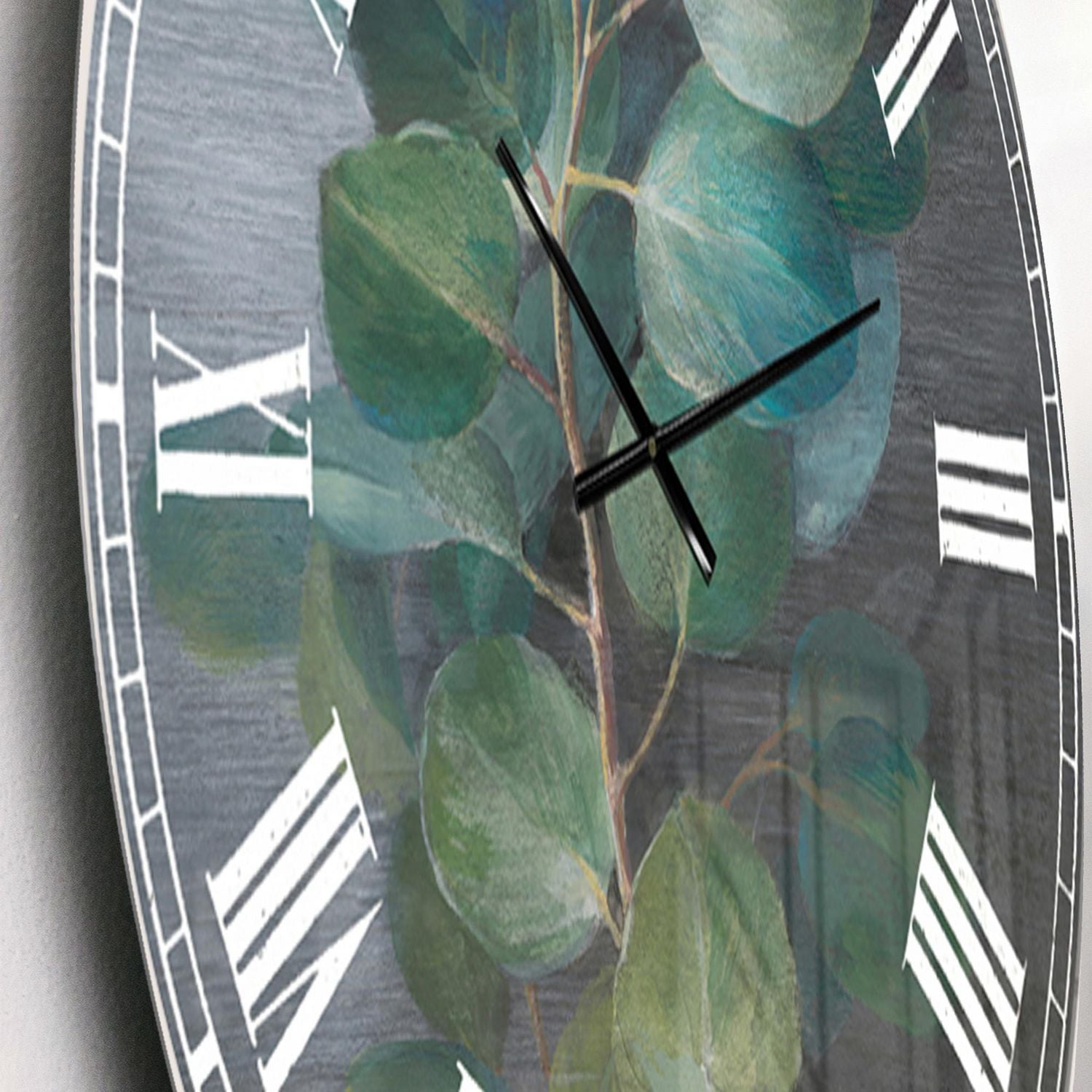 Designart Feuilles fraîches je horloge murale