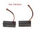 thumbnail image 1 of MYG 2pcs Carbon Brushes Motor Brush For Generic Electric Replacement 7x8x19mm, 1 of 10
