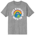 thumbnail image 1 of Pride - Love Everyone, Be Kind Heather Grey T-Shirt, 1 of 2