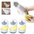 thumbnail image 2 of Qocolhg Home Decontamination Cream, 3Pcs Shoes Decontaminate Solid Paste, Leather Care Multifunctional Cleaning Cream, Multi-Purpose Cleaning and Decontamination Cream with Sponge, 2 of 9