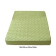thumbnail image 3 of Quilted Fitted Sheet for Mattress Protection, Winter Warm & Breathable, Non-Slip Cotton-Like Polyester Cover, 90x200x30cm, 3 of 7