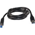 thumbnail image 1 of HQRP Câble USB 3.0 Type a-Mâle vers b-Mâle (M/M) 6 Pieds pour Réplicateur de Port FUJITSU USB3.0, Scanner, 1 of 3