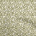 thumbnail image 1 of oneOone Polyester Spandex Olive Green Fabric Tropical Craft Projects Decor Fabric Printed By The Yard 56 Inch Wide, 1 of 5