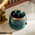 thumbnail image 4 of Makeup Brush Holder Organizer With Lid 360 Rotation Brushes Organizer For Vanity, 4 of 14