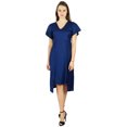 thumbnail image 3 of Bimba Womens Asymmetrical Shift Dress Mid-Calf Summer Rayon Day Dresses, 3 of 7