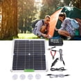 thumbnail image 1 of 200W 12V Solar Panel Kit, Monocrystalline Solar Panel Charge Controller with Controller Power Station for Cycling Mountaineering Hiking Camping, 1 of 7
