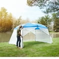 thumbnail image 2 of Ozark Trail 13ft x 9ft Screenhouse, bleu, extérieur, mur de Canopy, 2 of 7